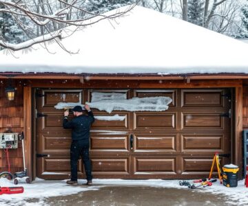 Garage door repair Kansas City winter weather