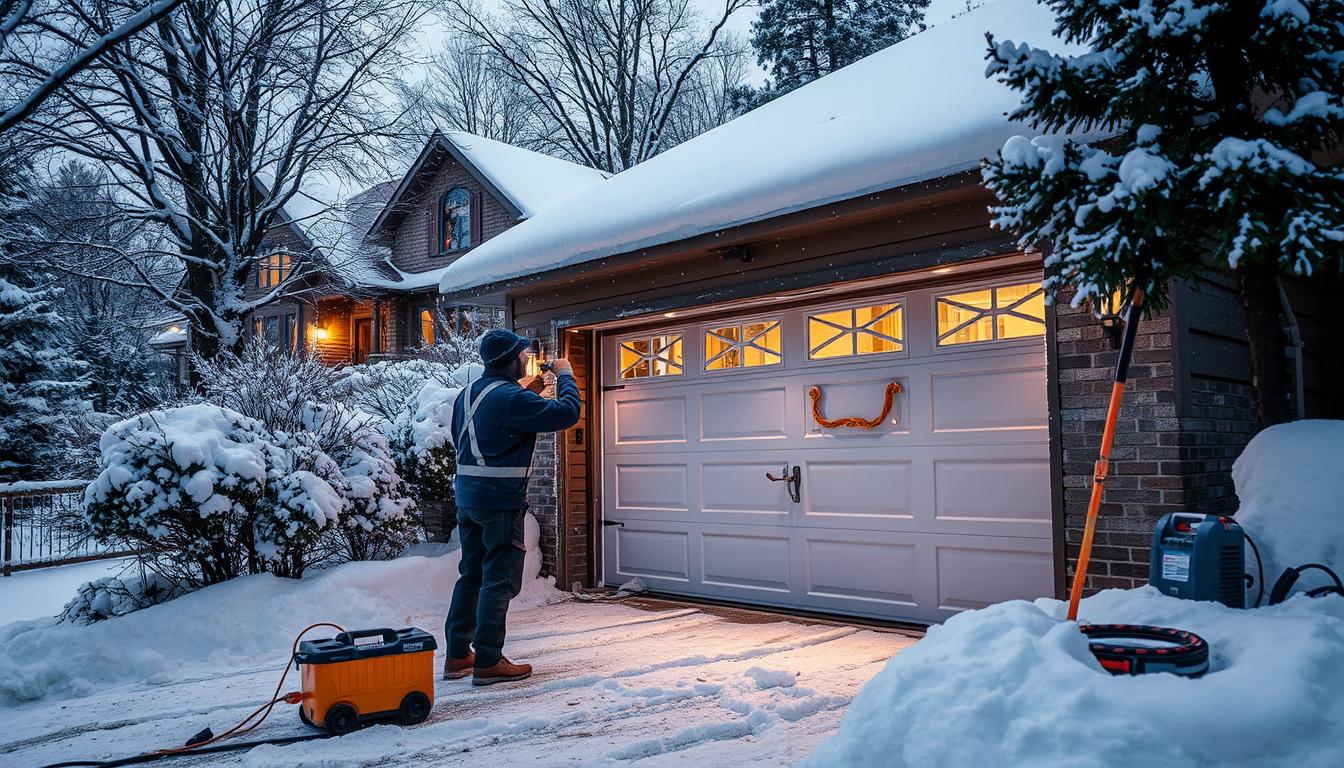 garage door repair in winter in Independence