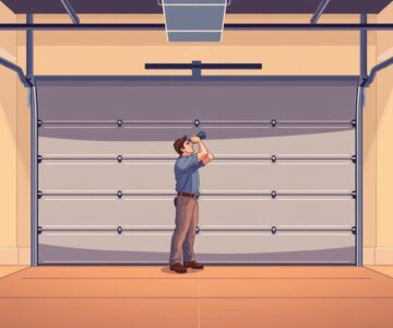 Garage door rinstallation